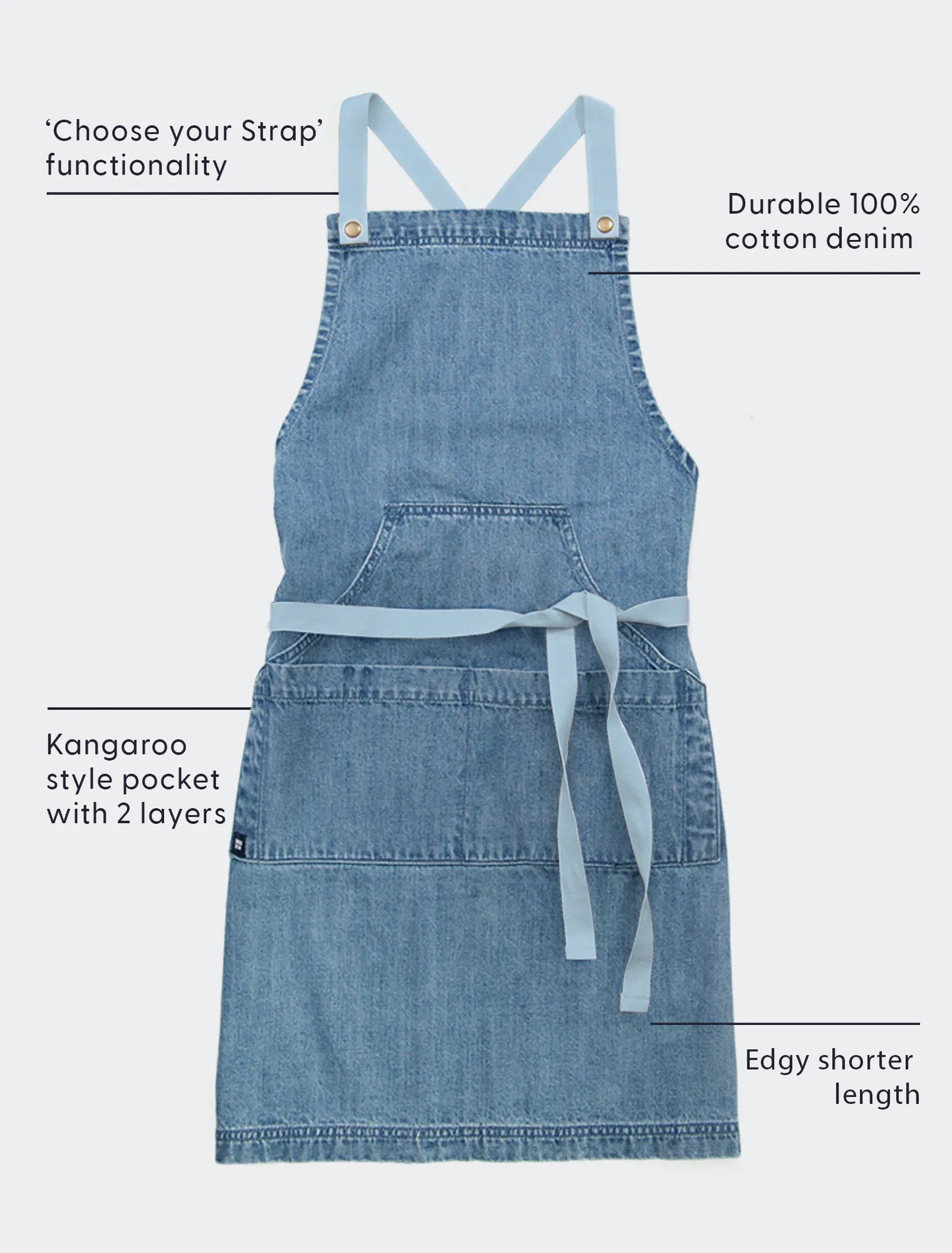 DENIM APRON