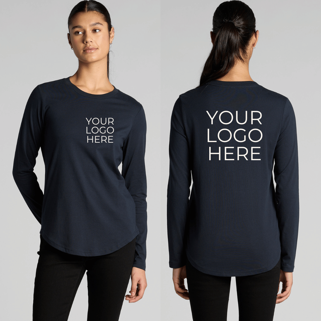 WOMENS CURVE LONG SLEEVE TEE