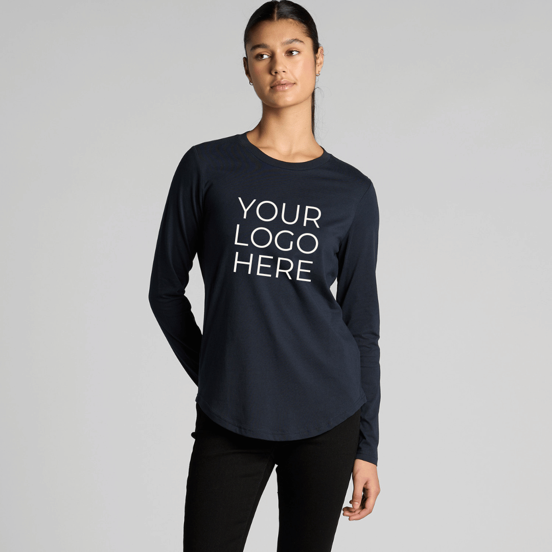 WOMENS CURVE LONG SLEEVE TEE