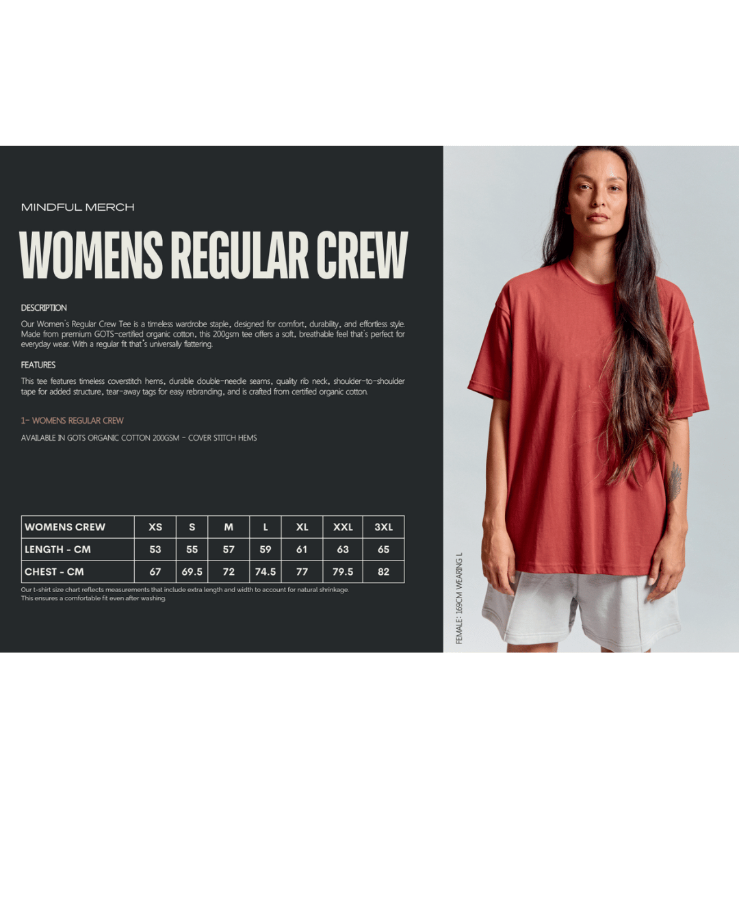 REGULAR WOMENS CREW