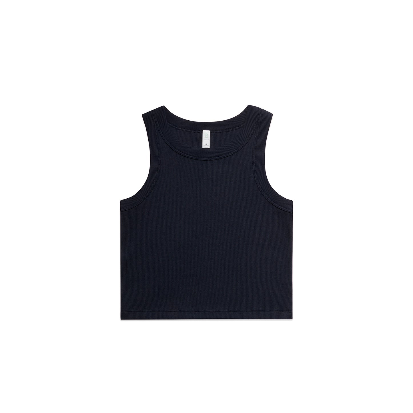 WOMENS CROP RIB TANK