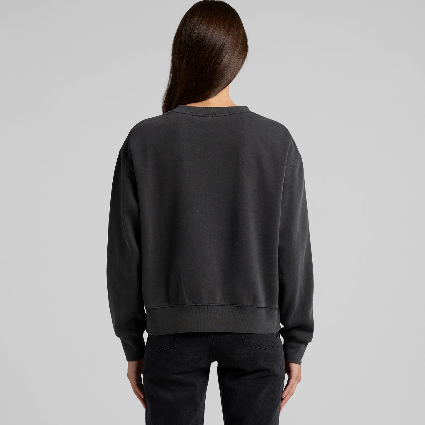 WOMENS FADED RELAXED CREW