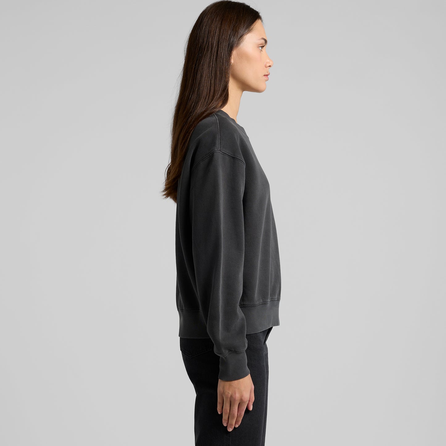 WOMENS FADED RELAXED CREW