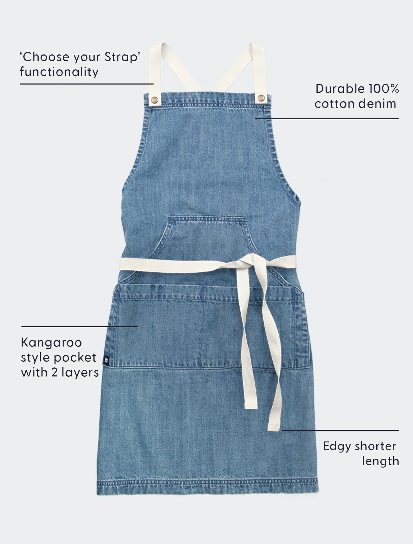 DENIM APRON