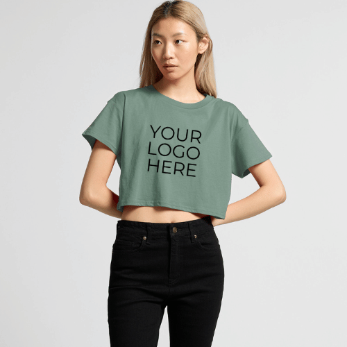 WOMENS CROP TEE
