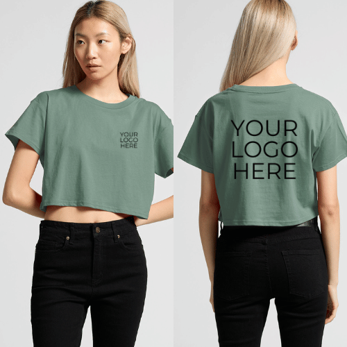 WOMENS CROP TEE