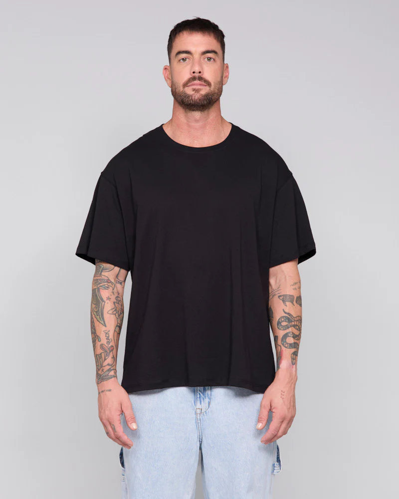 OVERSTIMULATED Mum Club Oversized Hemp Slouch Tee