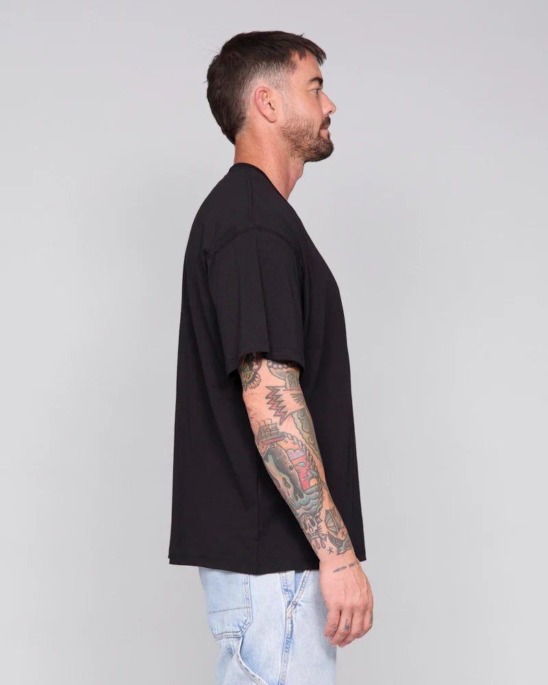 OVERSTIMULATED Mum Club Oversized Hemp Slouch Tee