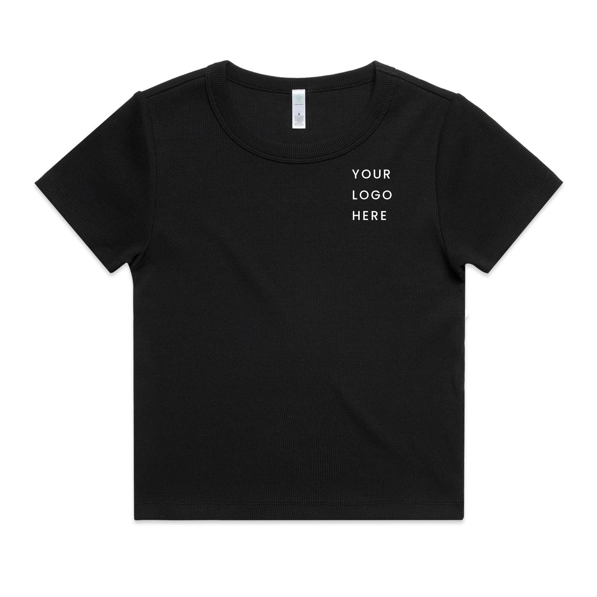 Women's Organic Rib Tee Slim Fit