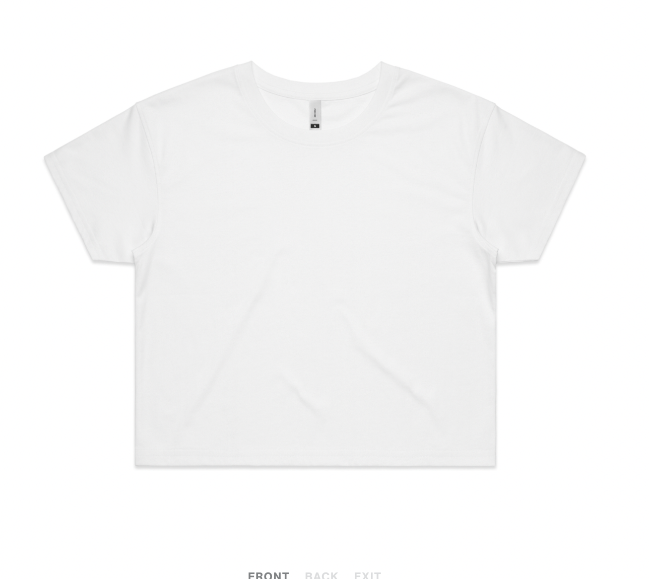 WOMENS CROP TEE