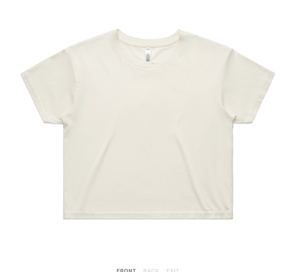 WOMENS CROP TEE