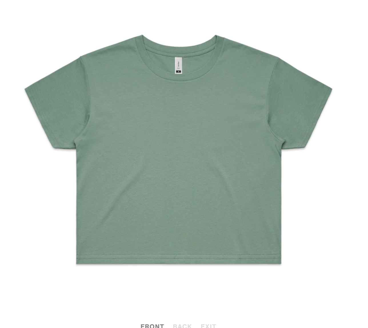 WOMENS CROP TEE