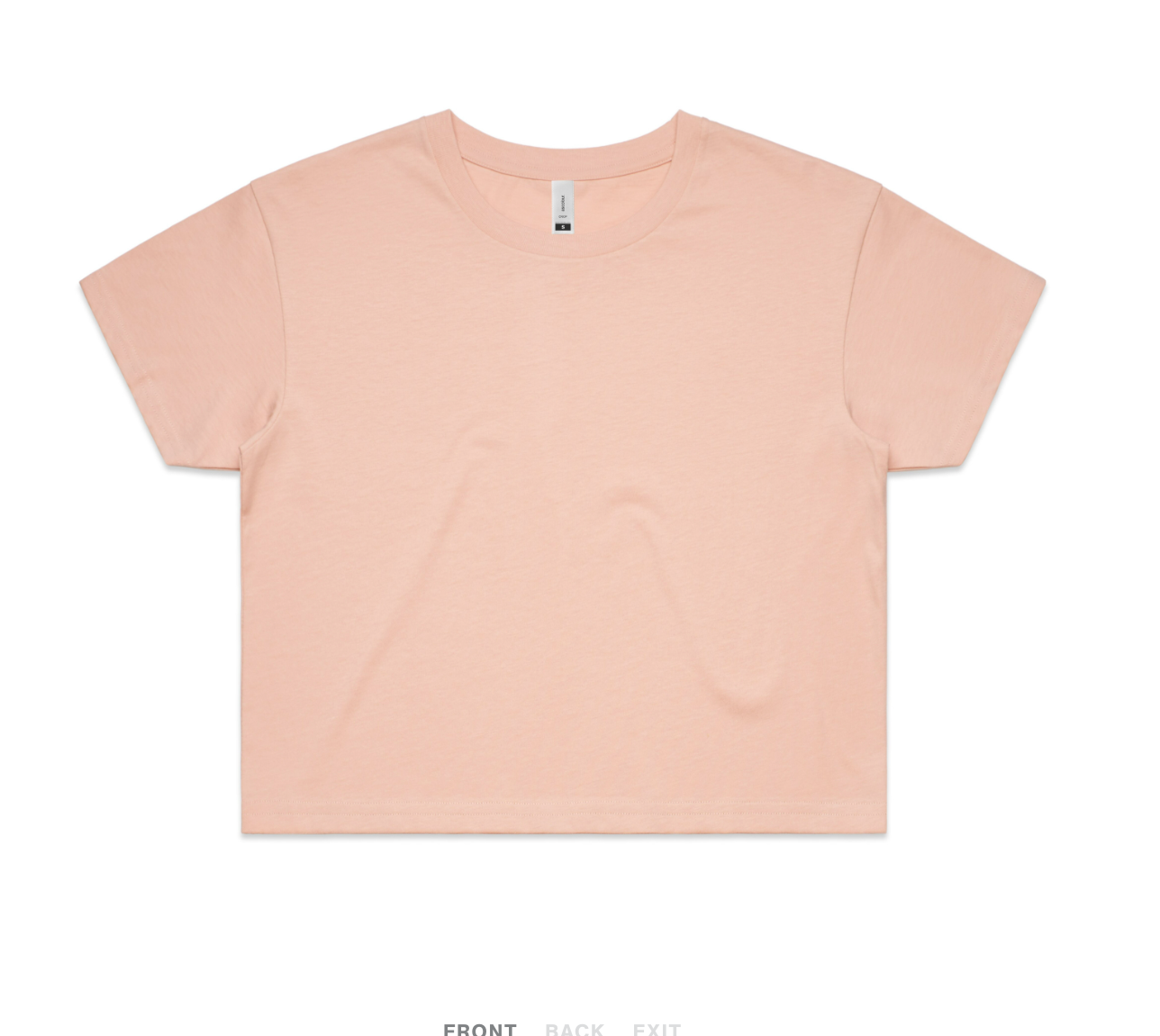 WOMENS CROP TEE