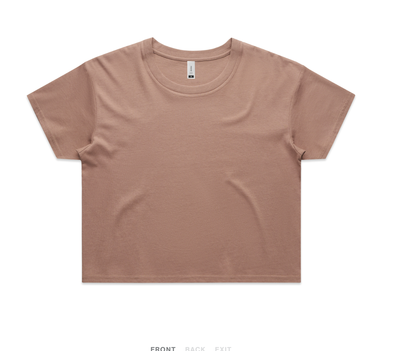 WOMENS CROP TEE
