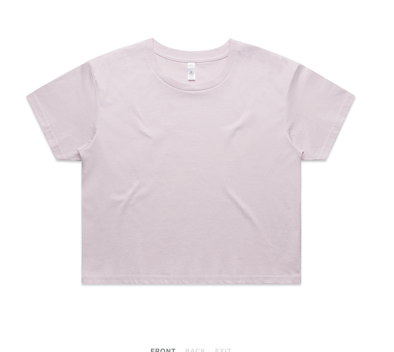 WOMENS CROP TEE