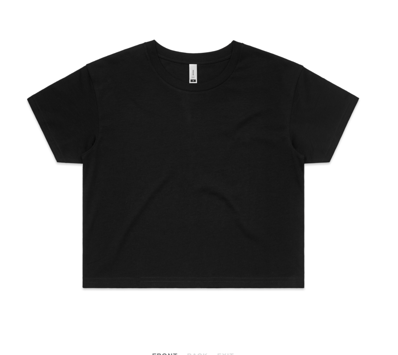 WOMENS CROP TEE