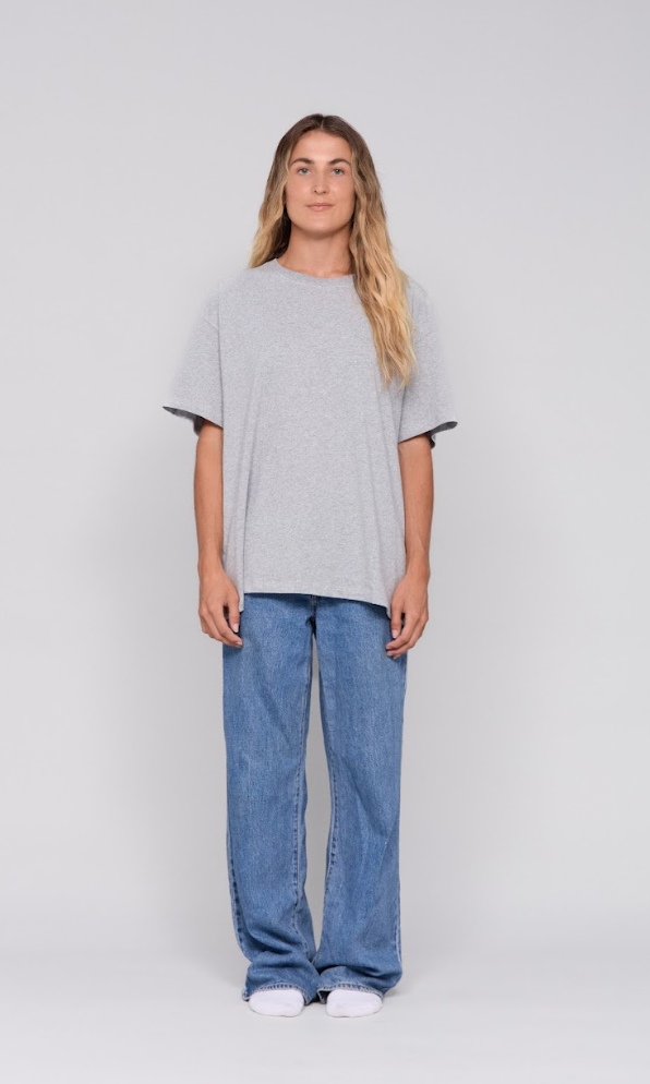 OVERSTIMULATED Mum Club Oversized Hemp Slouch Tee