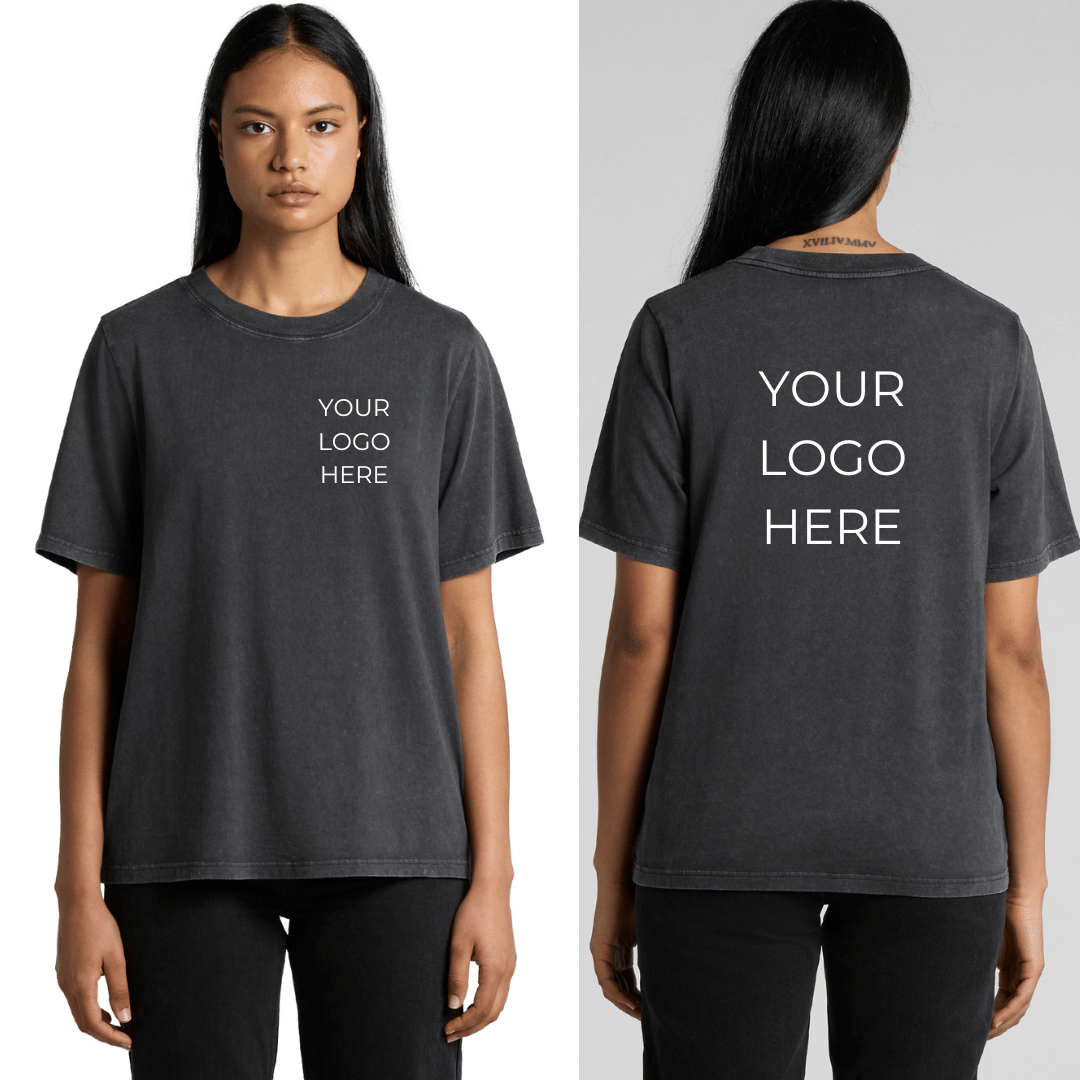 WOMENS HEAVY STONEWASH TEE