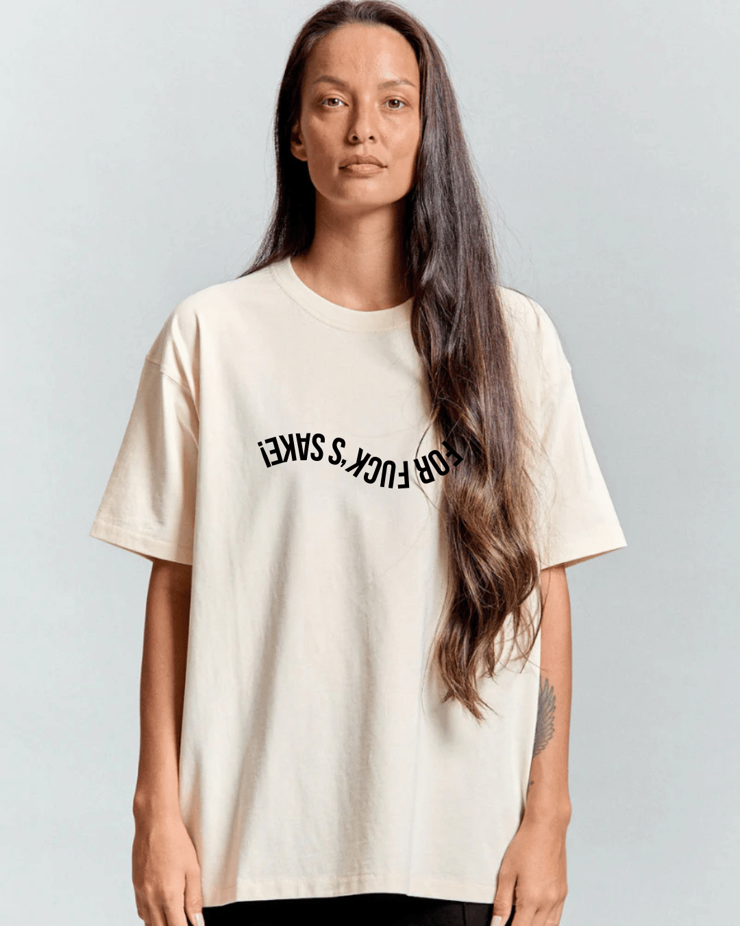 FOR F*CKS SAKE! Oversized Organic Cotton Slouch Tee