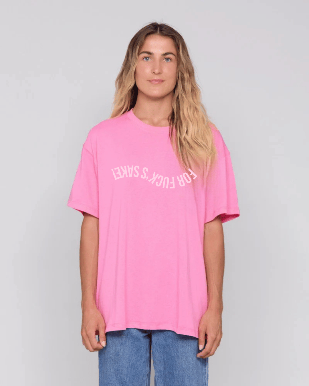 FOR F*CKS SAKE Oversized Hemp Slouch Tee