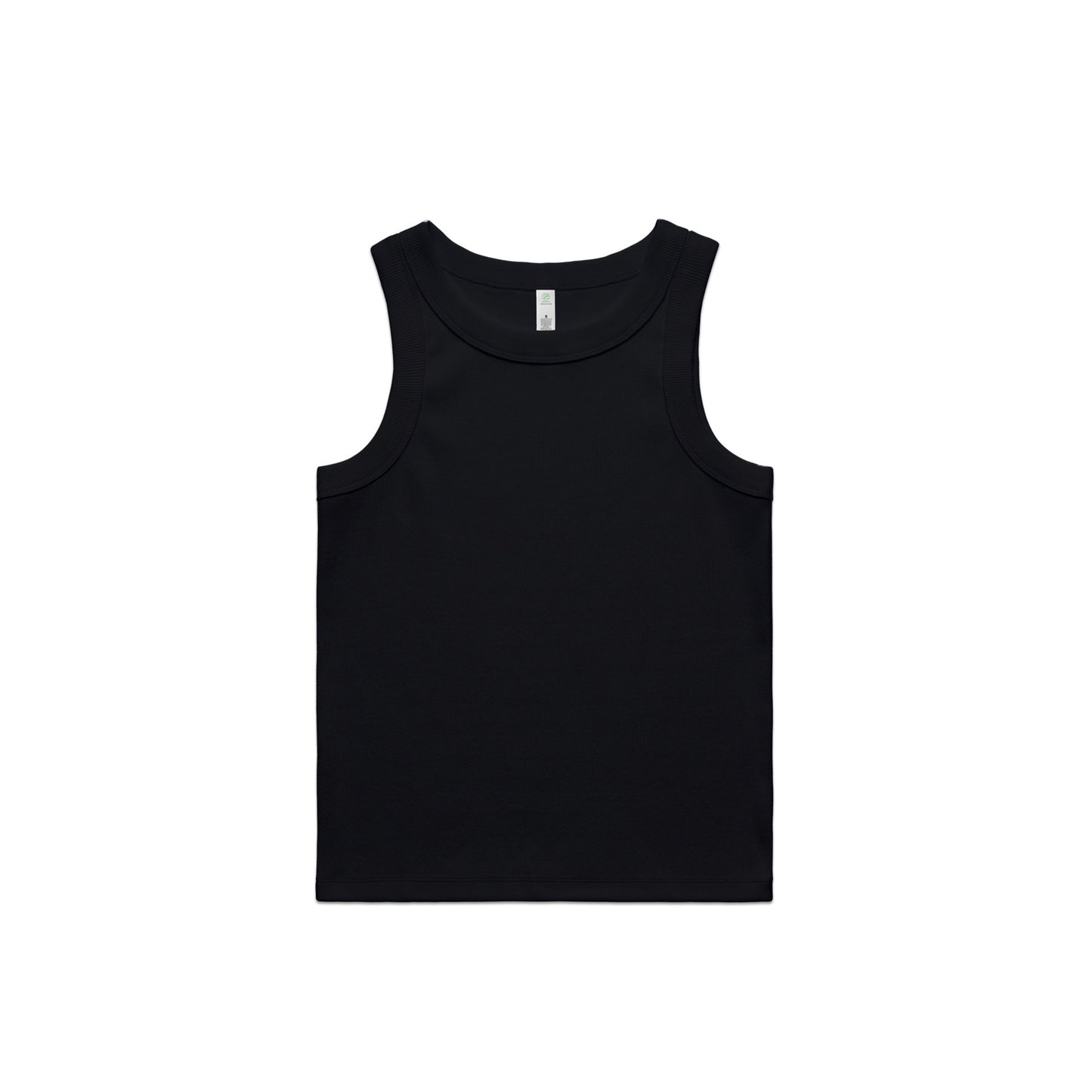 Ribbed Tank, Black, Large ( Next Day Dispatch)