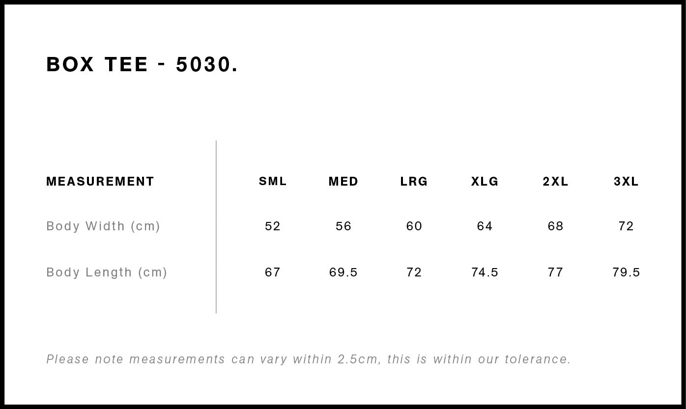 BOX TEE (unisex)