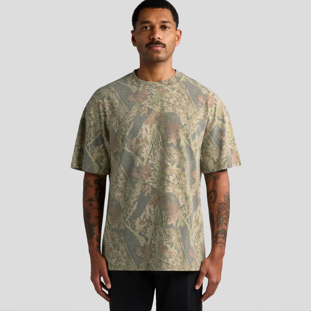 Heavy Faded Camo Tee Relaxed 5082C front
