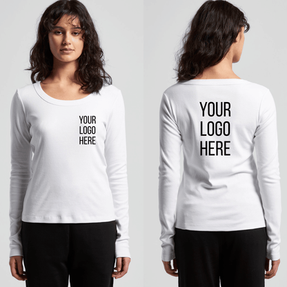 Wo's Organic Rib L/S Tee