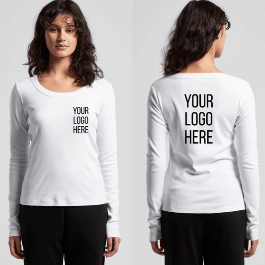 Wo's Organic Rib L/S Tee