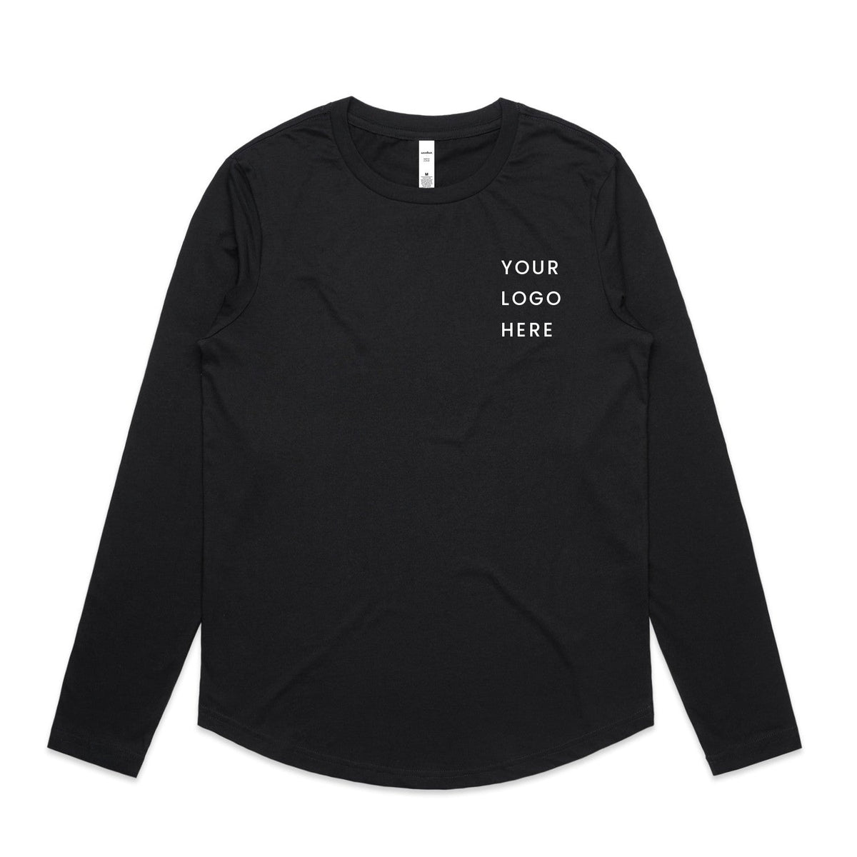 Womens Curve Long Sleeve Tee