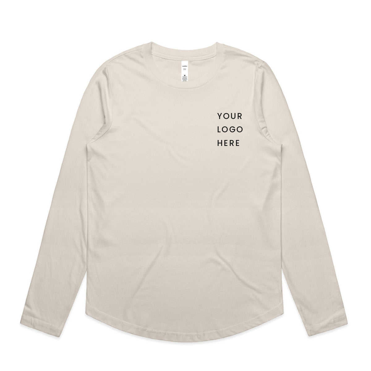 Womens Curve Long Sleeve Tee