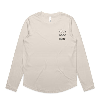Womens Curve Long Sleeve Tee