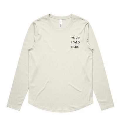 Womens Curve Long Sleeve Tee