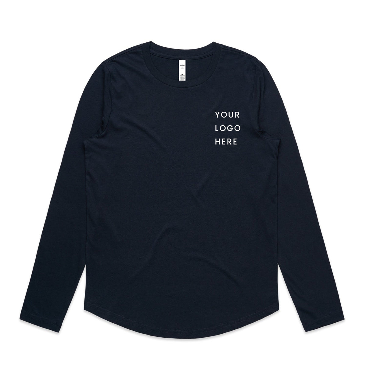 Womens Curve Long Sleeve Tee