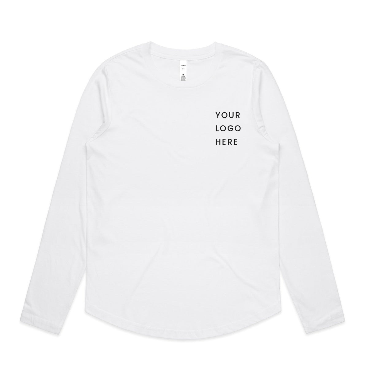 Womens Curve Long Sleeve Tee