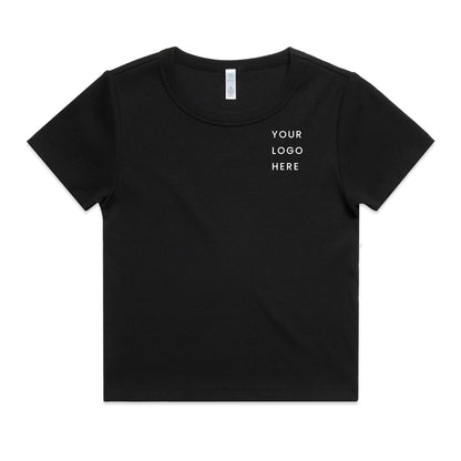 Women's Organic Rib Tee Slim Fit