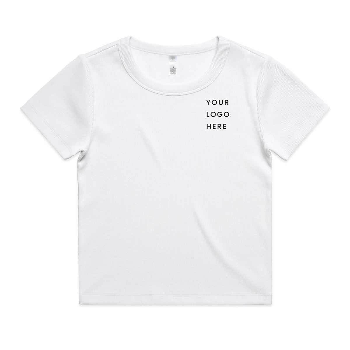 Women's Organic Rib Tee Slim Fit