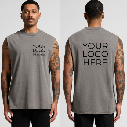 MENS HEAVY FADED TANK