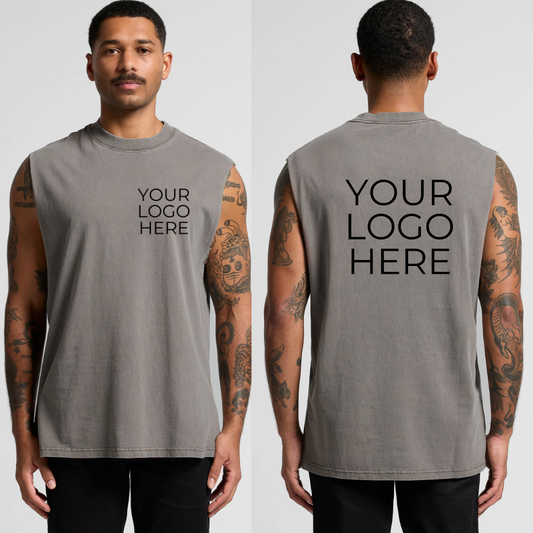 MENS HEAVY FADED TANK