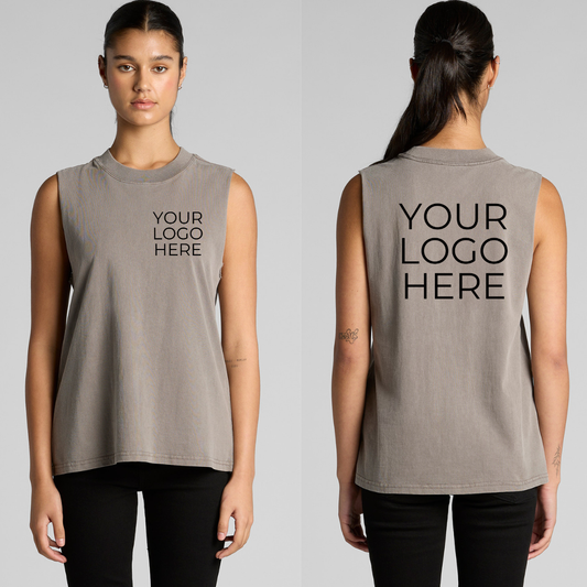 WOMENS HEAVY FADED TANK