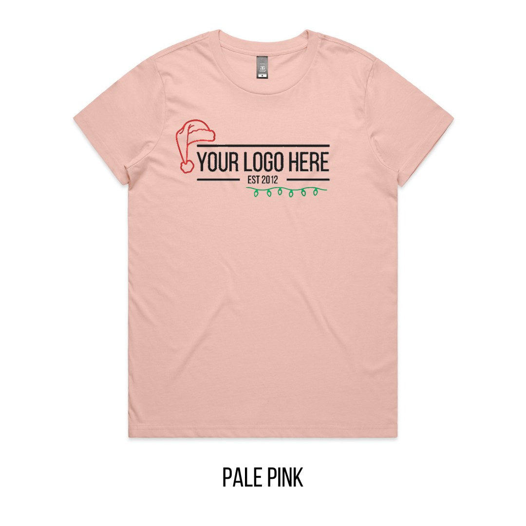 Chrissy Designed For You Tee mock-up on Pale Pink